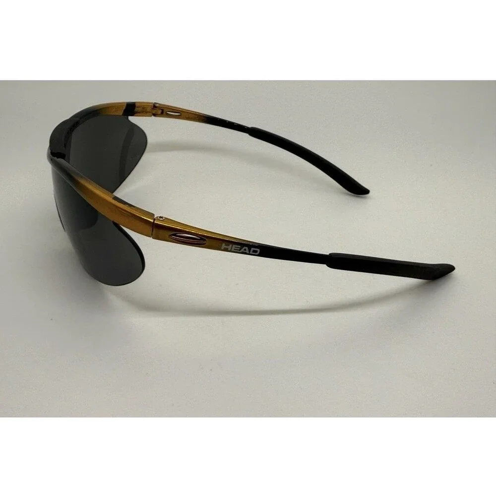 HEAD Wrap Around Sports Men's‎ Sunglasses Semi-rimless Z-87 W/Case, Xtra Lenses
